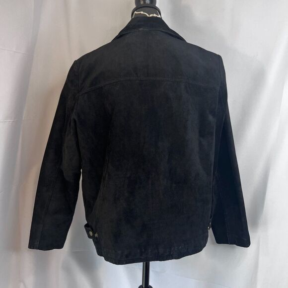 JLC Adventures On The Wing American Classics Black Leather Moto Jacket Medium - Picture 3 of 14